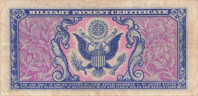 USA MPC Series 481 p.M24 25 Cents 1951 F